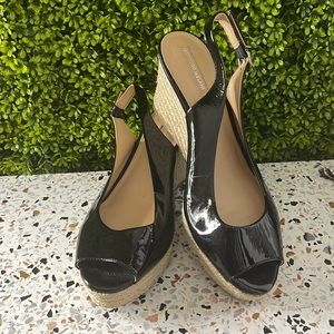 Black Wedge heel 9
